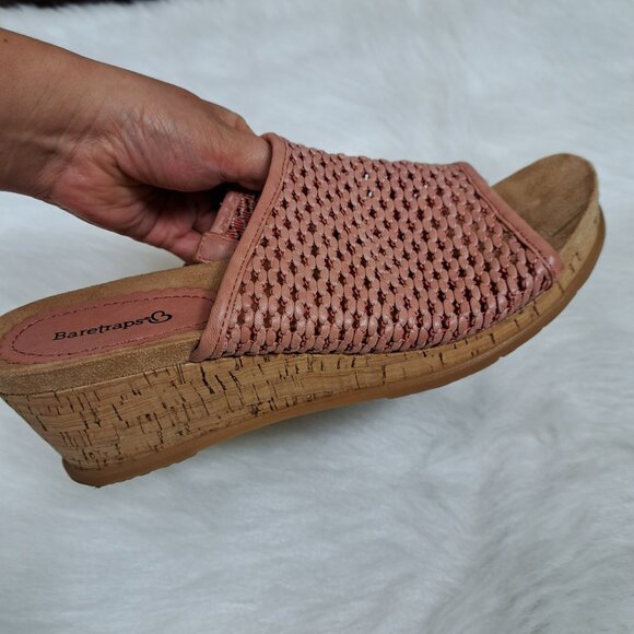 Baretraps Flossey Slide Wedge Sandals Size 9.5M - Picture 2 of 9